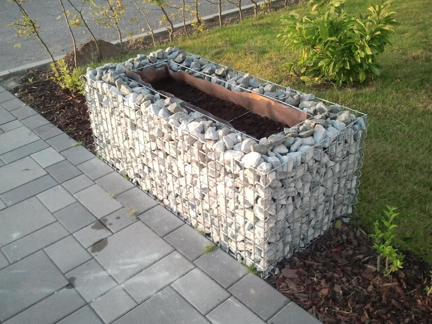 Højbed firkantet 100 cm x 50 cm x 50 cm (L x H x D), maskestørrelse 5 x 5 cm, vægtykkelse 10 cm
