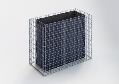 Hochbeet eckig 130 cm x 100 cm x 60 cm (L x H x T), Maschenweite 5 x 10 cm, Wandstärke 10 cm