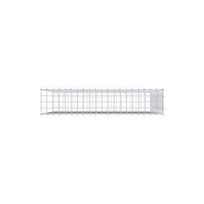 Gabião Tipo 2 100 cm x 80 cm x 20 cm (C x A x P), malhagem 5 cm x 5 cm, anel C