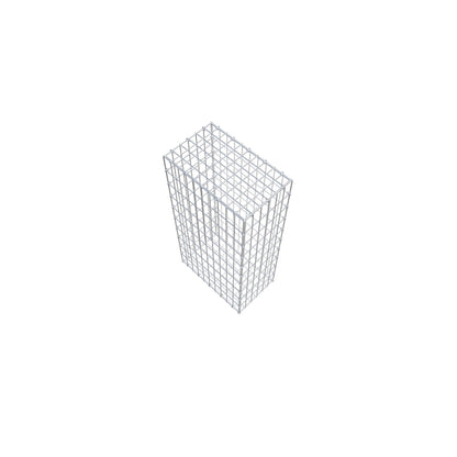 Gabion 100 cm x 50 cm x 30 cm (L x H x D), mesh size 5 cm x 10 cm, C-ring