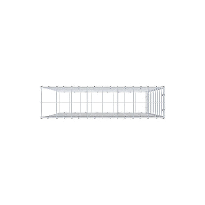 Anbaugabione Typ 2 100 cm x 80 cm x 20 cm (L x H x T), Maschenweite 10 cm x 10 cm, C-Ring