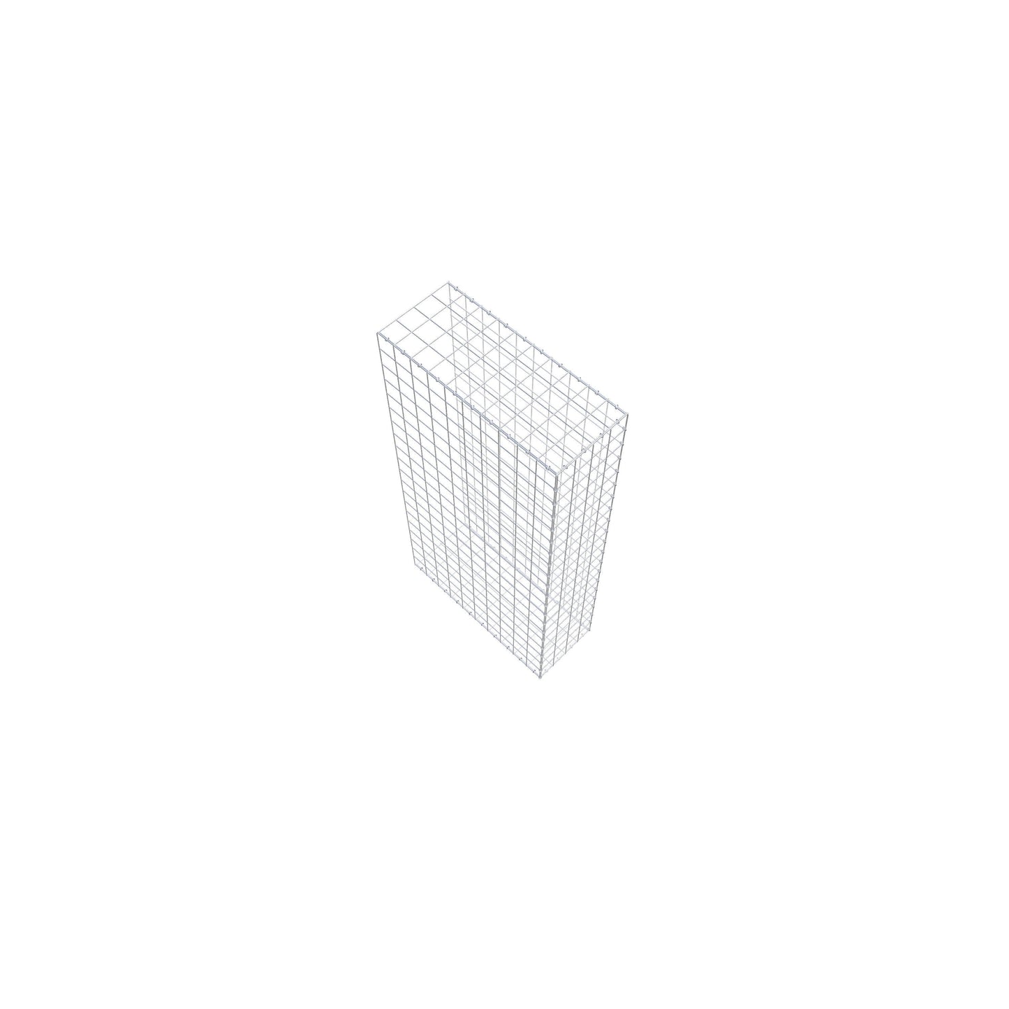Mounted gabion type 2 200 cm x 100 cm x 40 cm (L x H x D), mesh size 10 cm x 10 cm, C-ring