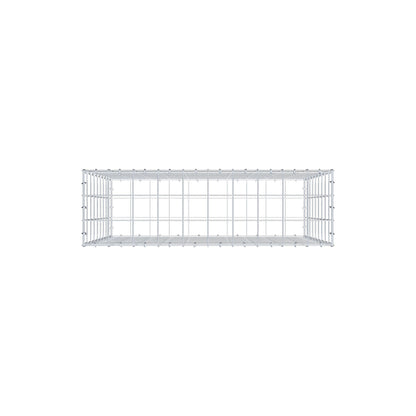 Gabion 100 cm x 90 cm x 30 cm (L x H x D), mesh size 10 cm x 10 cm, C-ring