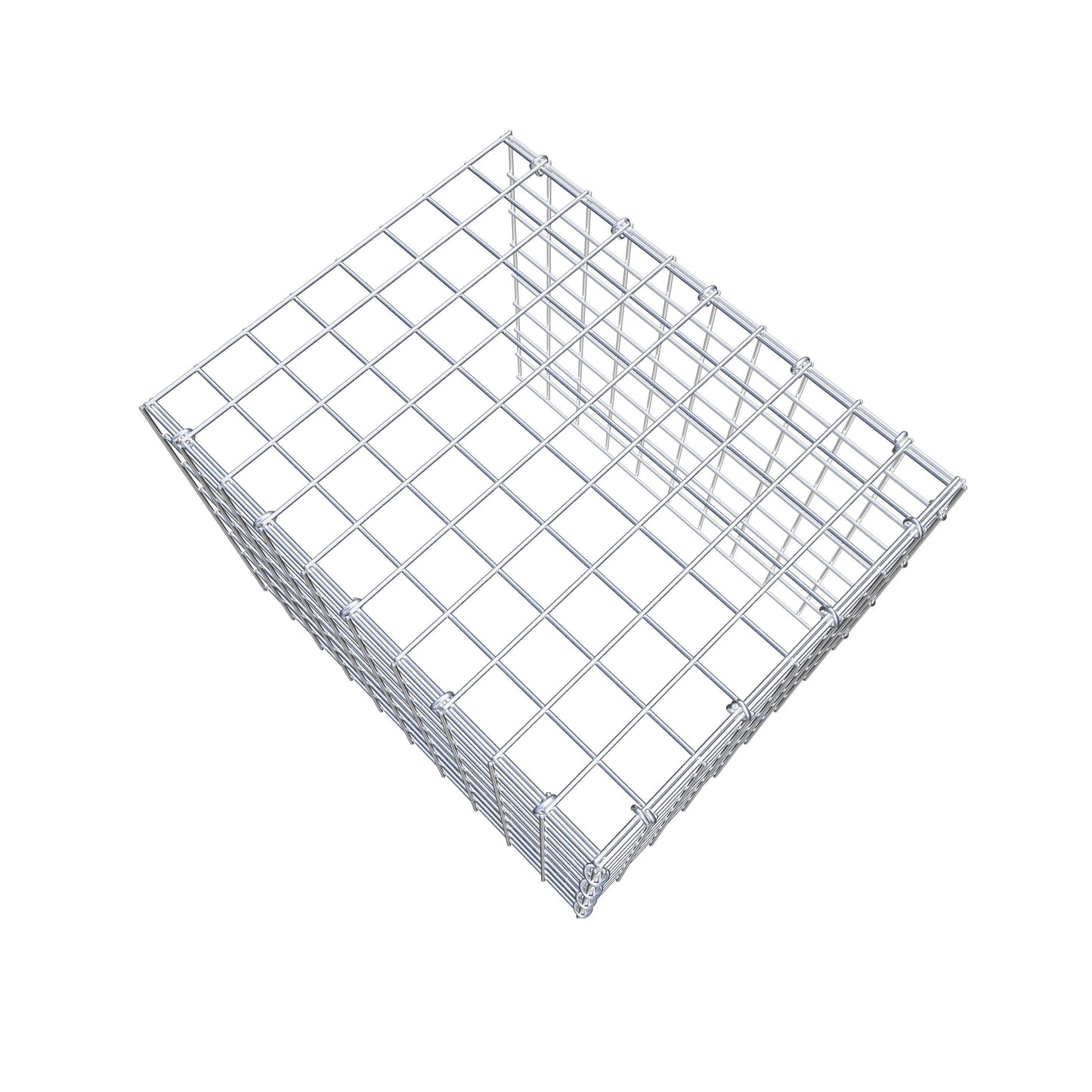 Gabião Tipo 4 50 cm x 40 cm x 40 cm (C x A x P), malhagem 5 cm x 5 cm, anel C