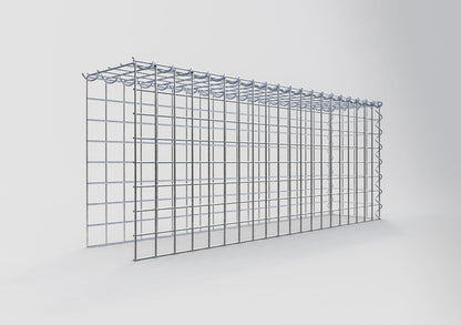 Gavión complementario tipo 4 100 cm x 40 cm x 20 cm (L x A x P), malla 5 cm x 5 cm, espiral