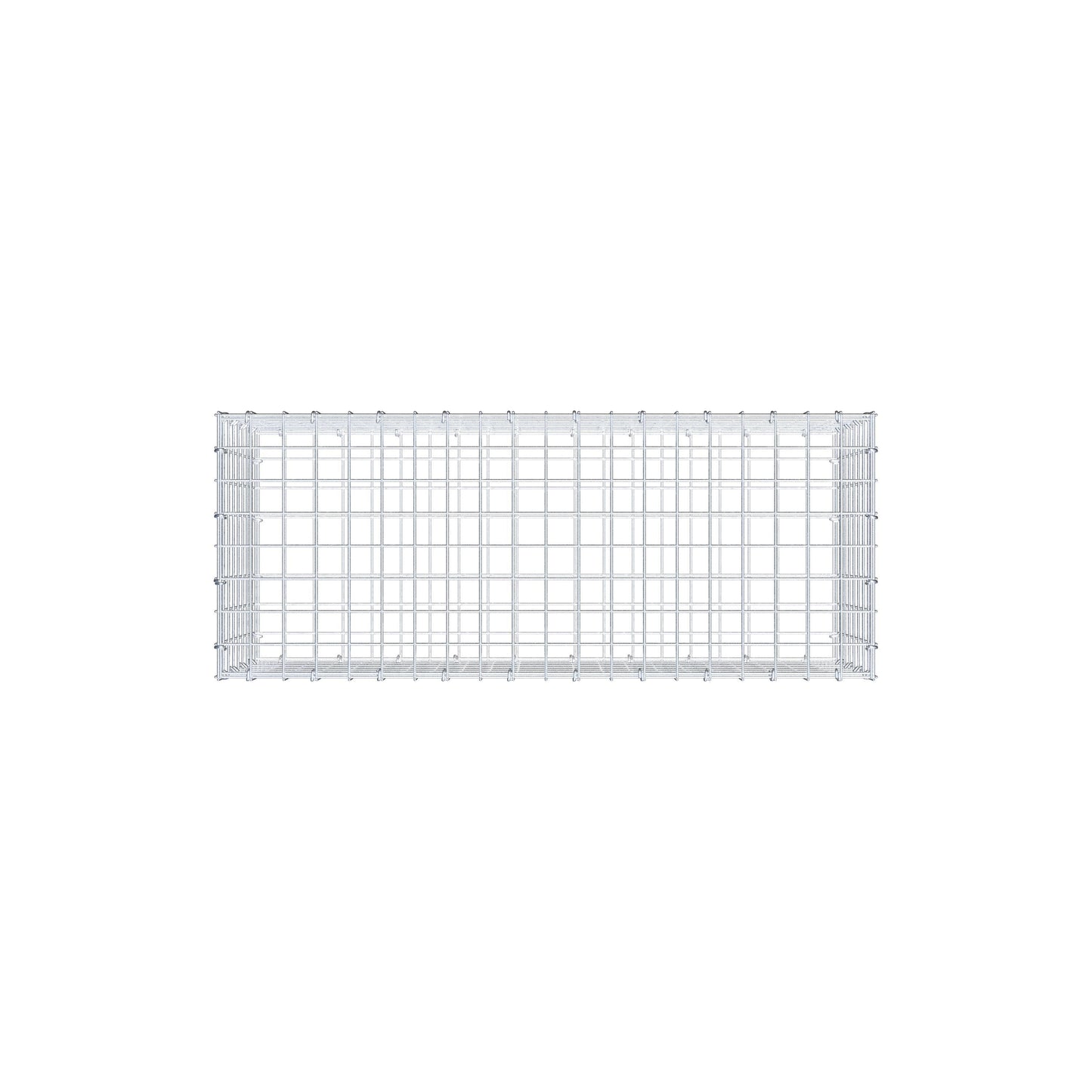 Schanskorf 100 cm x 40 cm x 40 cm (L x H x D), maaswijdte 5 cm x 5 cm, C-ring