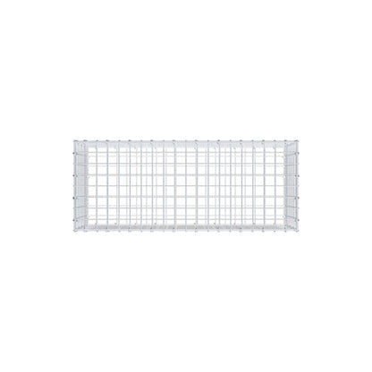 Schanskorf 100 cm x 40 cm x 40 cm (L x H x D), maaswijdte 5 cm x 5 cm, C-ring