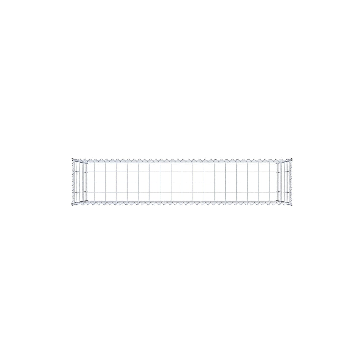 Grown-on gabion type 3 200 cm x 100 cm x 40 cm (L x H x D), mesh size 10 cm x 10 cm, spiral