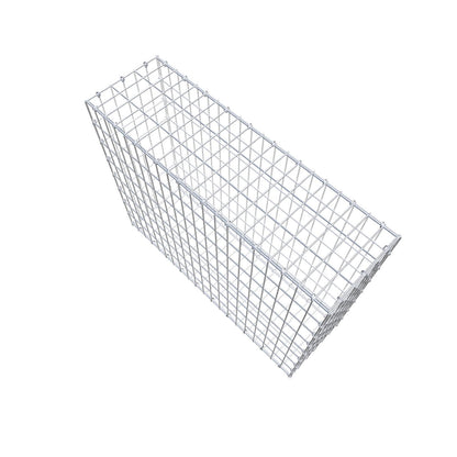 Gabione 100 cm x 80 cm x 30 cm (L x H x T), Maschenweite 5 cm x 10 cm, C-Ring