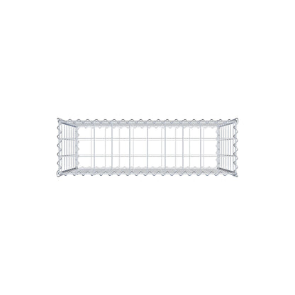 Gabion 100 cm x 80 cm x 30 cm (L x H x D), mesh size 10 cm x 10 cm, spiral