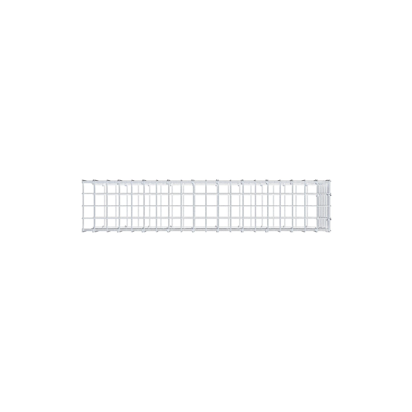 Extra gabion typ 2 100 cm x 30 cm x 20 cm (L x H x D), maskstorlek 5 cm x 5 cm, C-ring