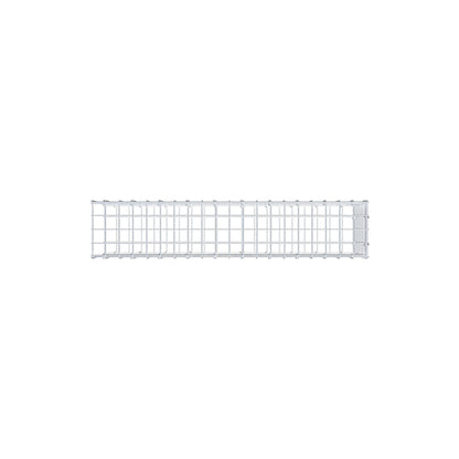 Extra gabion typ 2 100 cm x 30 cm x 20 cm (L x H x D), maskstorlek 5 cm x 5 cm, C-ring