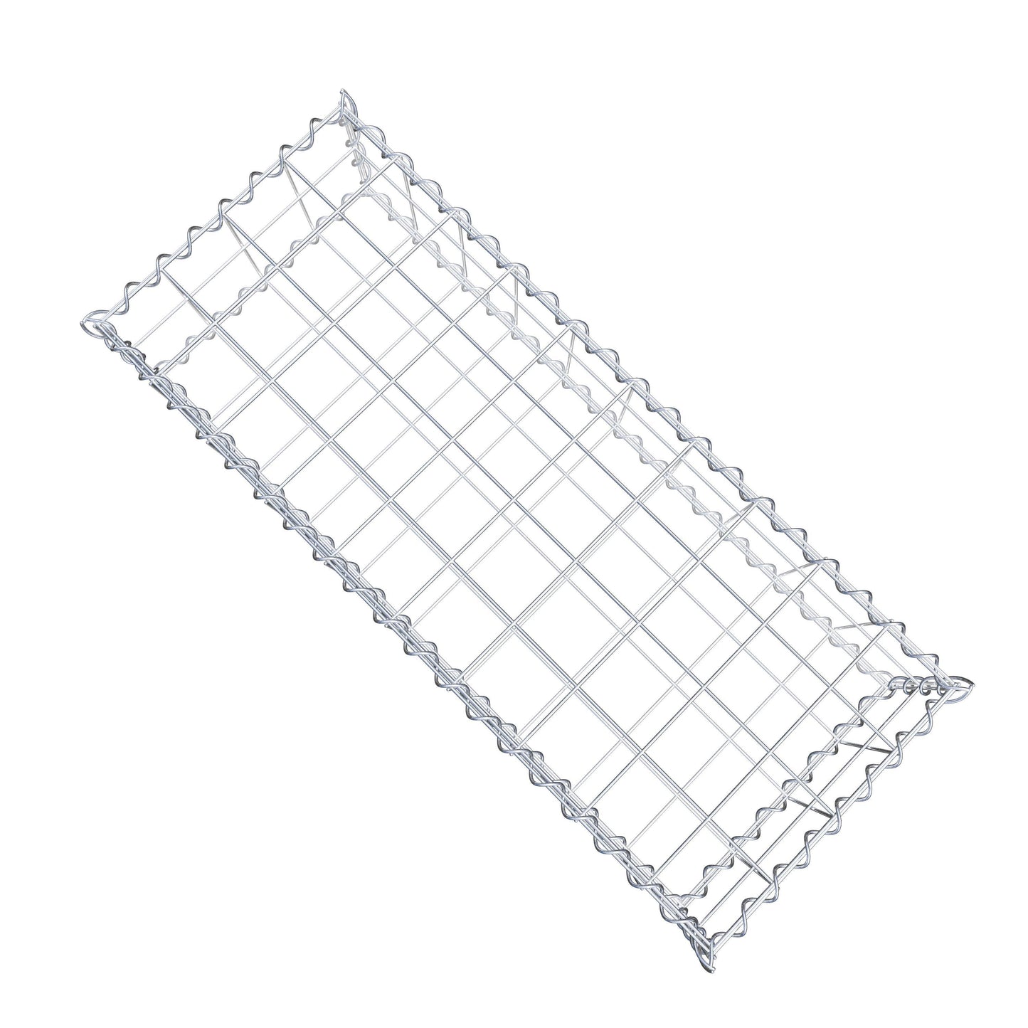 Gabion 100 cm x 20 cm x 40 cm (L x H x D), mesh size 10 cm x 10 cm, spiral