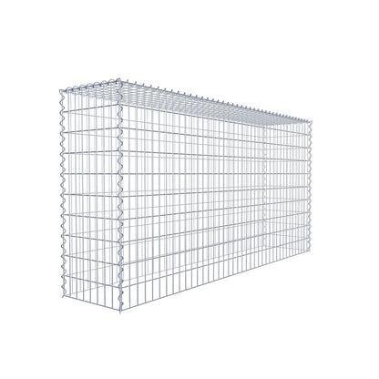 Grown-on gabion type 3 200 cm x 100 cm x 40 cm (L x H x D), mesh size 5 cm x 10 cm, spiral