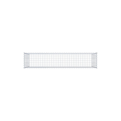 Grown-on gabion type 3 200 cm x 100 cm x 40 cm (L x H x D), mesh size 5 cm x 10 cm, spiral