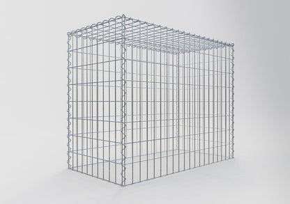 Grown-on gabion type 3 100 cm x 80 cm x 50 cm (L x H x D), mesh size 5 cm x 10 cm, spiral