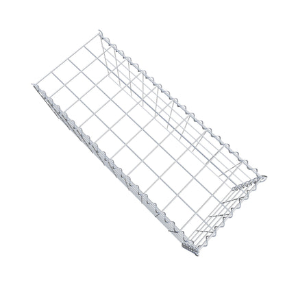 Opvokset gabion type 4 100 cm x 40 cm x 40 cm (L x H x D), maskestørrelse 10 cm x 10 cm, spiral