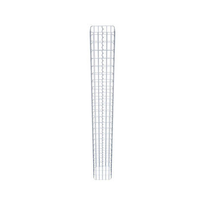 Colonna di gabbioni angolare 27 cm x 27 cm, 230 cm di altezza, MW 5 cm x 10 cm