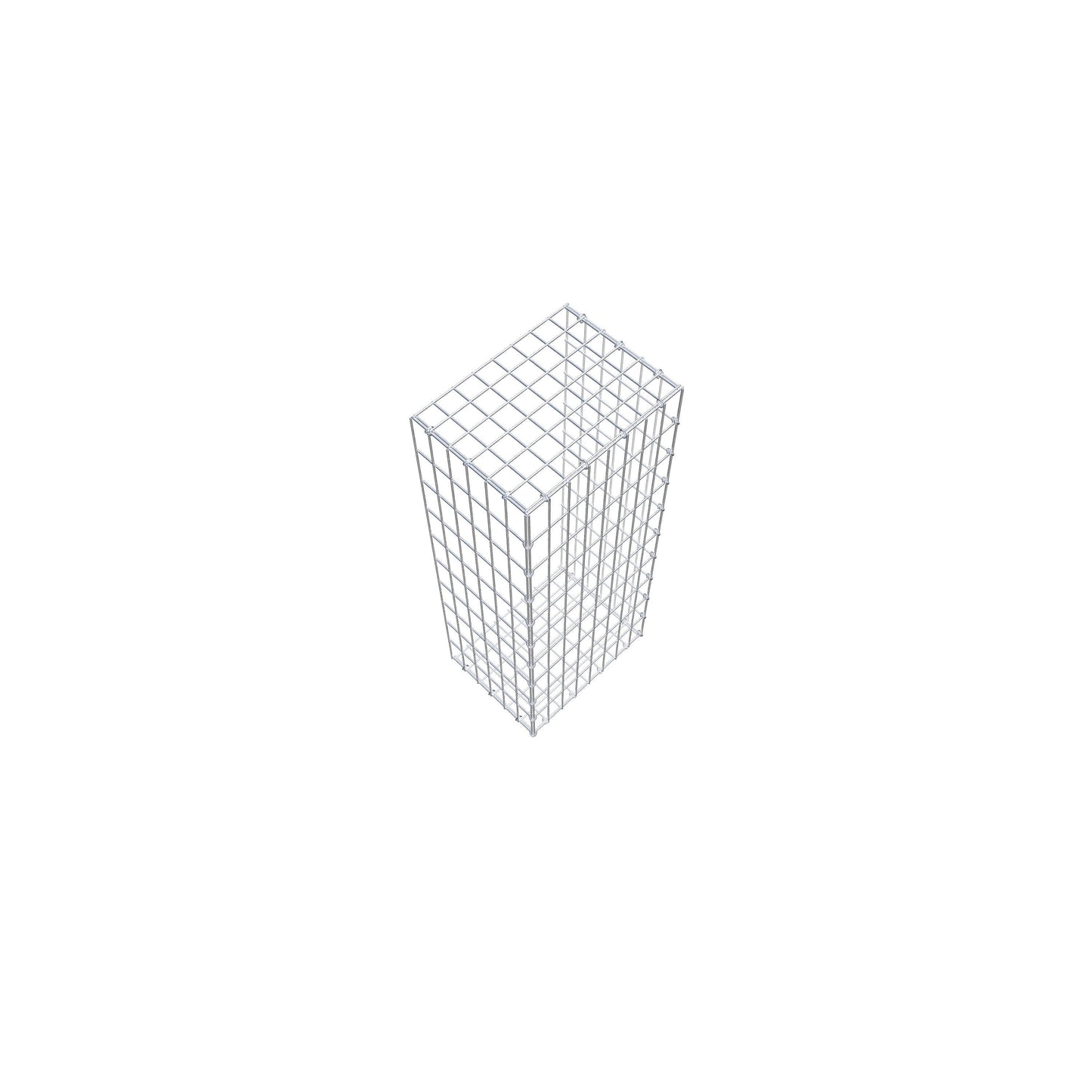 Fourche rapportée type 2 100 cm x 30 cm x 40 cm, mailles 5 cm x 10 cm, anneau en C