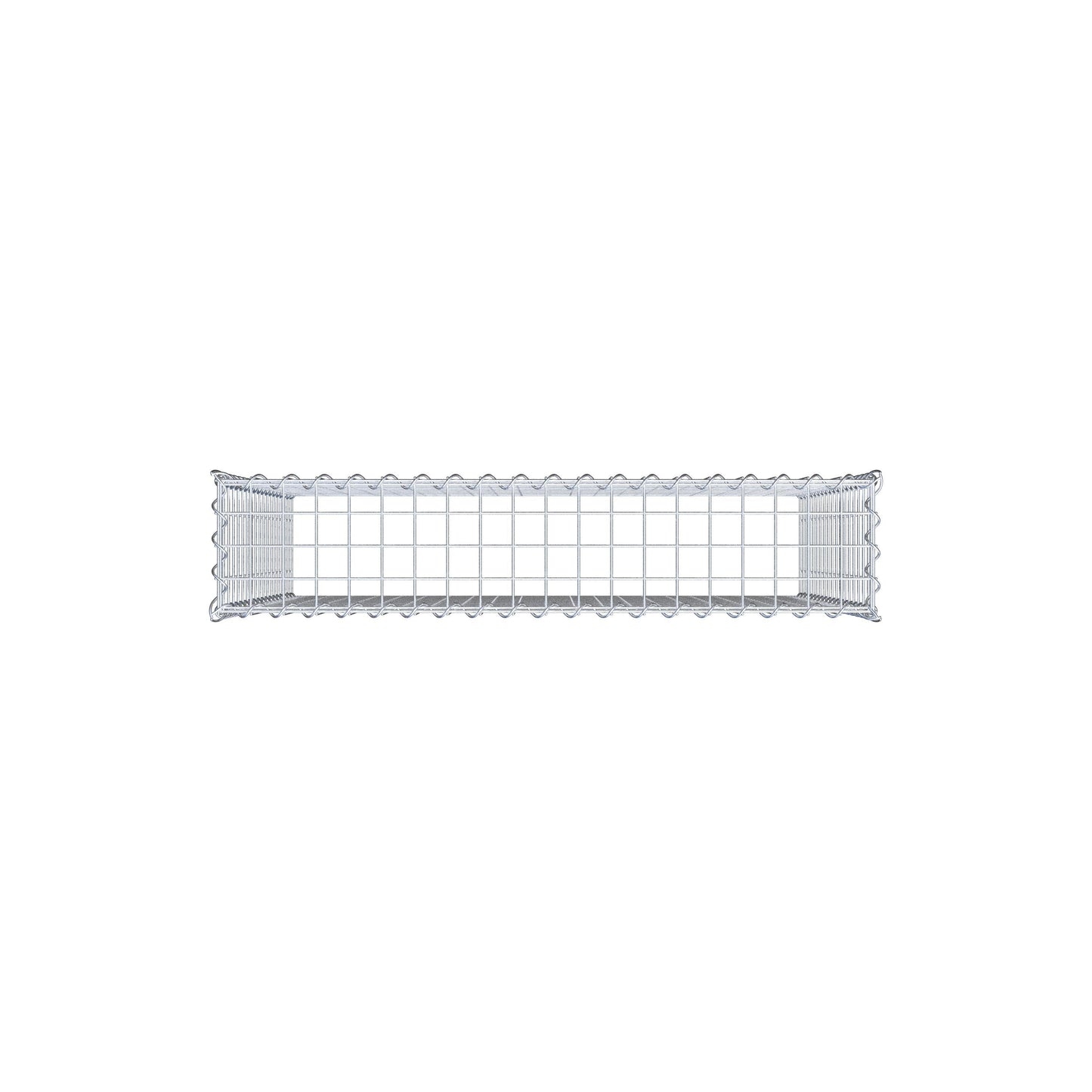 Grown-on gabion type 3 100 cm x 90 cm x 20 cm (L x H x D), mesh size 5 cm x 5 cm, spiral