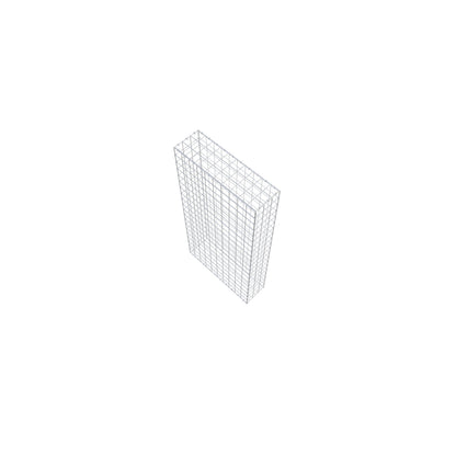 Gabião 200 cm x 100 cm x 30 cm (C x A x P), malhagem 10 cm x 10 cm, anel C