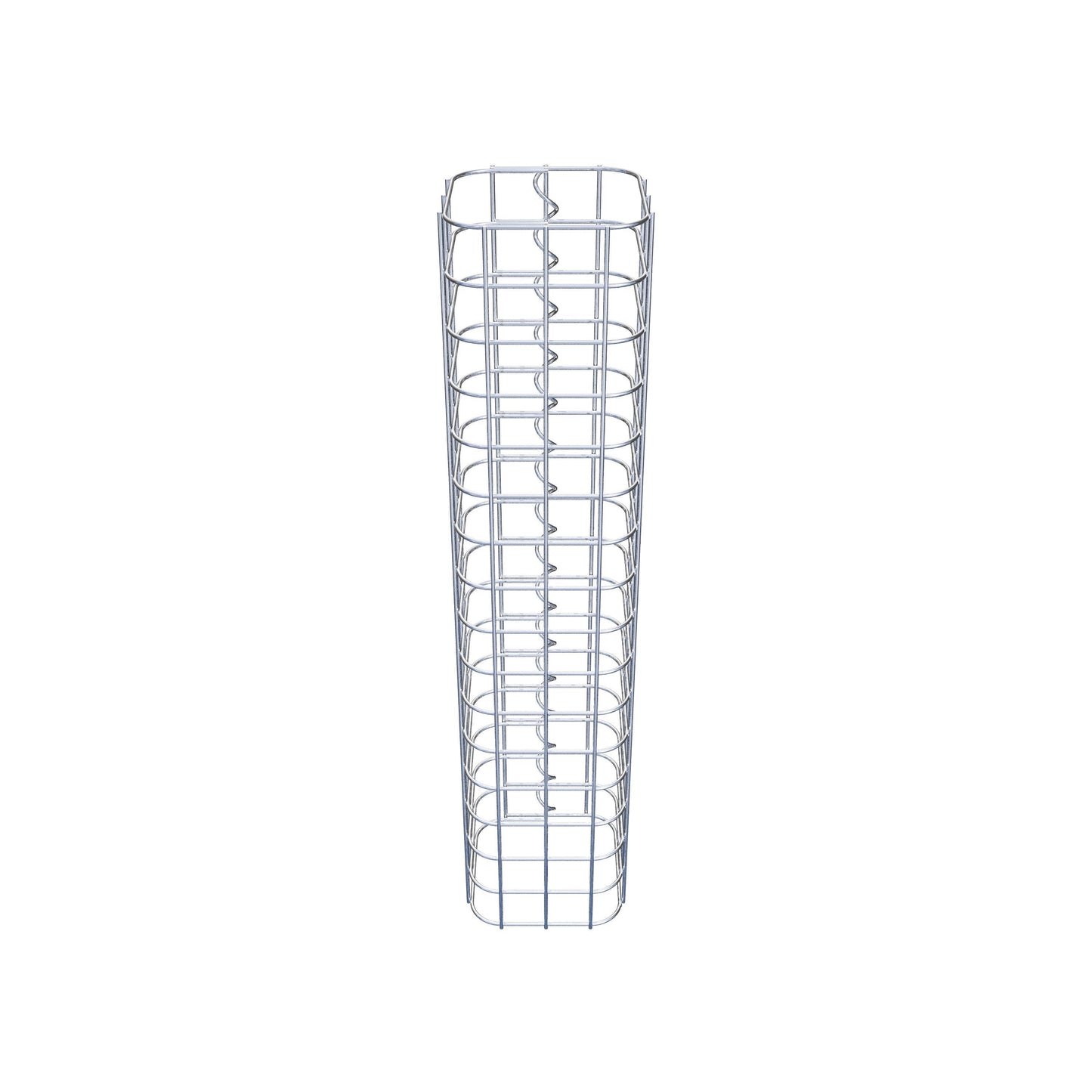 Gabionsøjle firkantet 17 cm x 17 cm, 80 cm højde, MW 5 cm x 5 cm