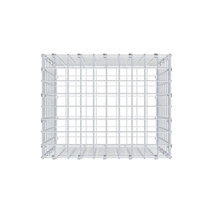 Gabione 50 cm x 40 cm x 40 cm (L x H x T), Maschenweite 5 x 5 cm, Spiralring