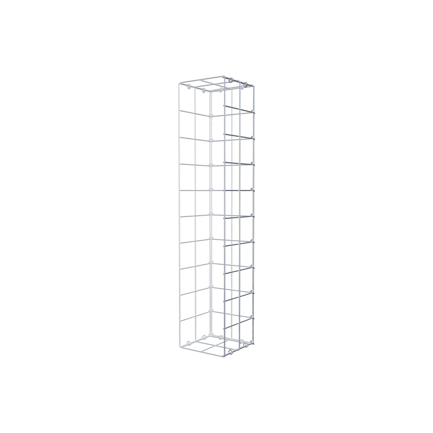 Anbaugabione Typ 2 100 cm x 20 cm x 20 cm (L x H x T), Maschenweite 10 cm x 10 cm, C-Ring