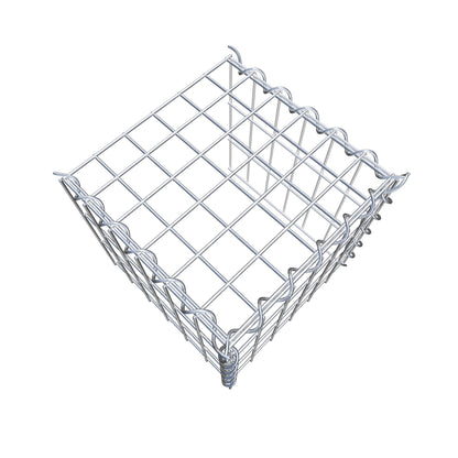 Anbaugabione Typ 4 30 cm x 30 cm x 30 cm (L x H x T), Maschenweite 5 cm x 10 cm, Spirale