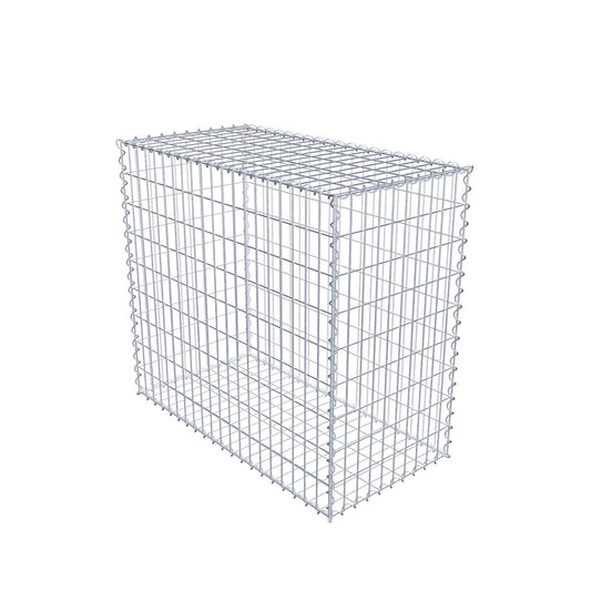 Gabion 100 cm x 90 cm x 50 cm (L x H x D), maskstorlek 5 cm x 10 cm, spiral