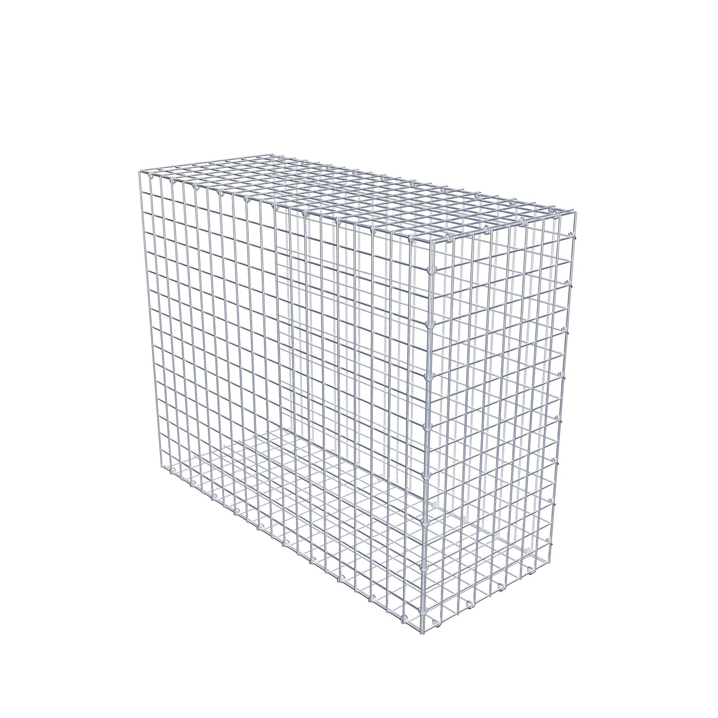 Gabião Tipo 2 100 cm x 80 cm x 40 cm (C x A x P), malhagem 5 cm x 5 cm, anel C