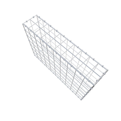 Gabione 100 cm x 70 cm x 20 cm (L x H x T), Maschenweite 10 x 10 cm, Spiralring