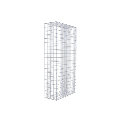 Gabion 200 cm x 100 cm x 40 cm (L x H x P), mailles 5 cm x 10 cm, anneau en C