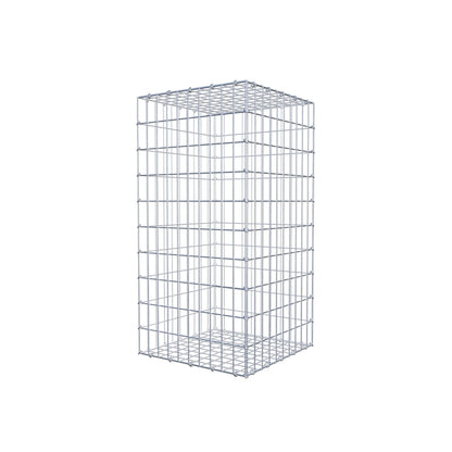 Gabião 100 cm x 50 cm x 50 cm (C x A x P), malhagem 5 cm x 10 cm, anel C