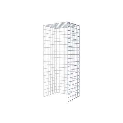Gabião Tipo 4 100 cm x 30 cm x 40 cm (C x A x P), malhagem 5 cm x 5 cm, anel C