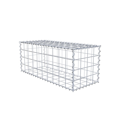 Gabião 100 cm x 40 cm x 40 cm (C x A x P), malhagem 10 cm x 10 cm, espiral