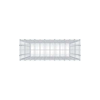 Gabion 100 cm x 60 cm x 20 cm (L x H x D), mesh size 5 cm x 10 cm, C-ring