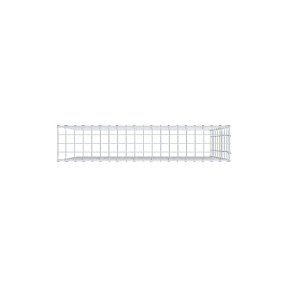 Gabião Tipo 4 100 cm x 90 cm x 20 cm (C x A x P), malhagem 5 cm x 10 cm, anel C