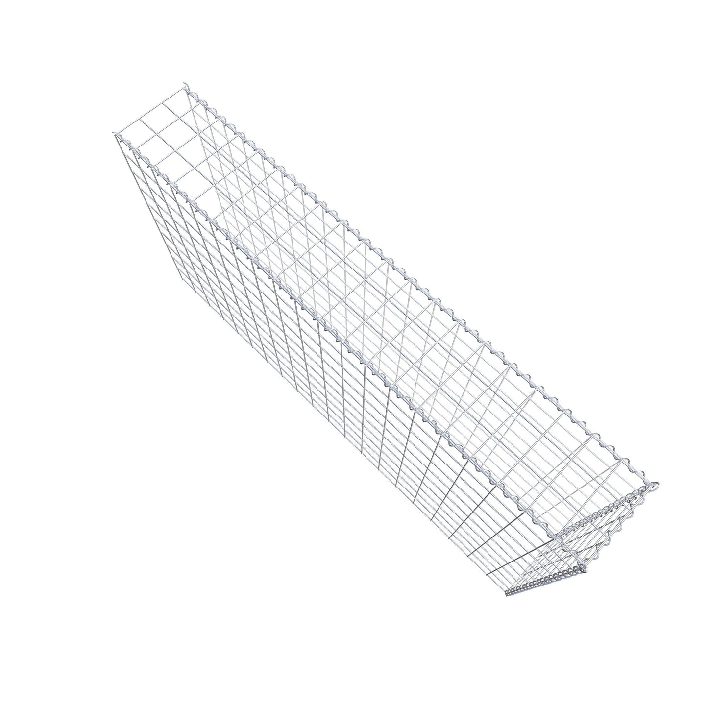 Gavión adicional tipo 4 200 cm x 100 cm x 30 cm (L x A x P), malla 10 cm x 10 cm, en espiral