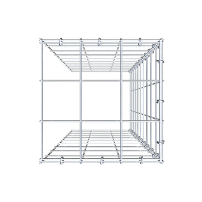 Extra gabion typ 4 100 cm x 30 cm x 30 cm (L x H x D), maskstorlek 10 cm x 10 cm, C-ring