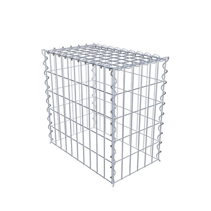 Opvokset gabion type 3 50 cm x 50 cm x 30 cm (L x H x D), maskestørrelse 5 cm x 10 cm, spiral