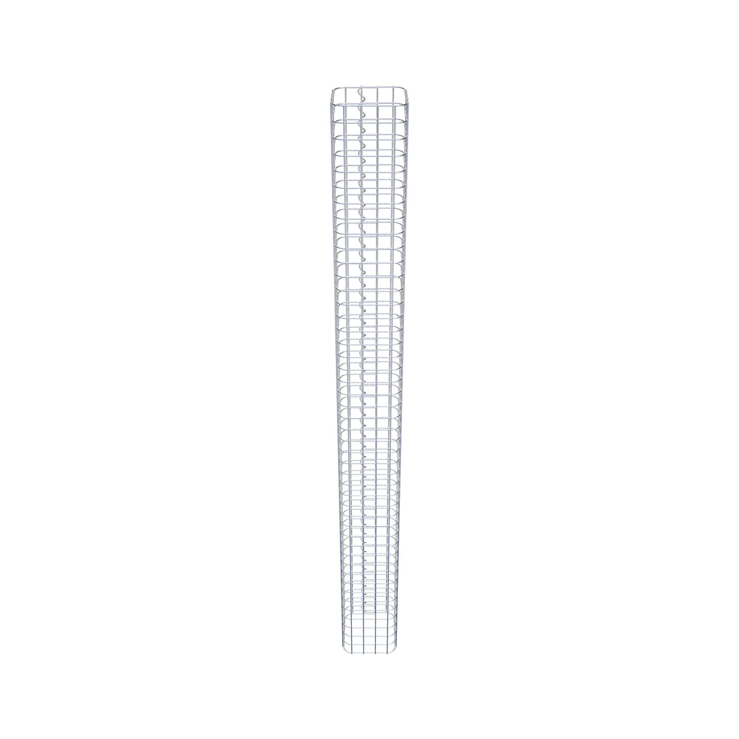 Colonne de gabion carrée 22 cm x 22 cm, 230 cm de hauteur, MW 5 cm x 5 cm