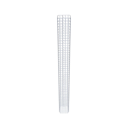 Colonne de gabion carrée 22 cm x 22 cm, 230 cm de hauteur, MW 5 cm x 5 cm