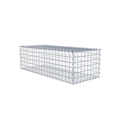 Gabião 100 cm x 30 cm x 40 cm (C x A x P), malhagem 5 cm x 5 cm, espiral