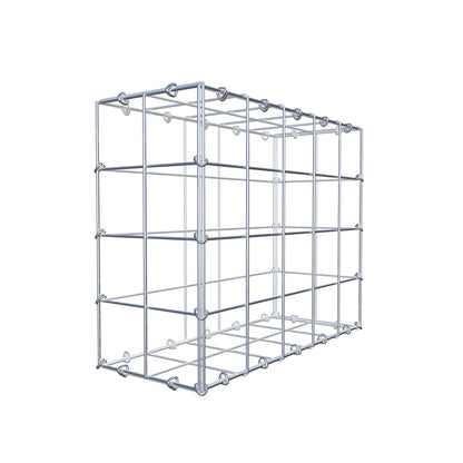 Gabion 50 cm x 40 cm x 20 cm (L x H x D), mesh size 10 cm x 10 cm, C-ring
