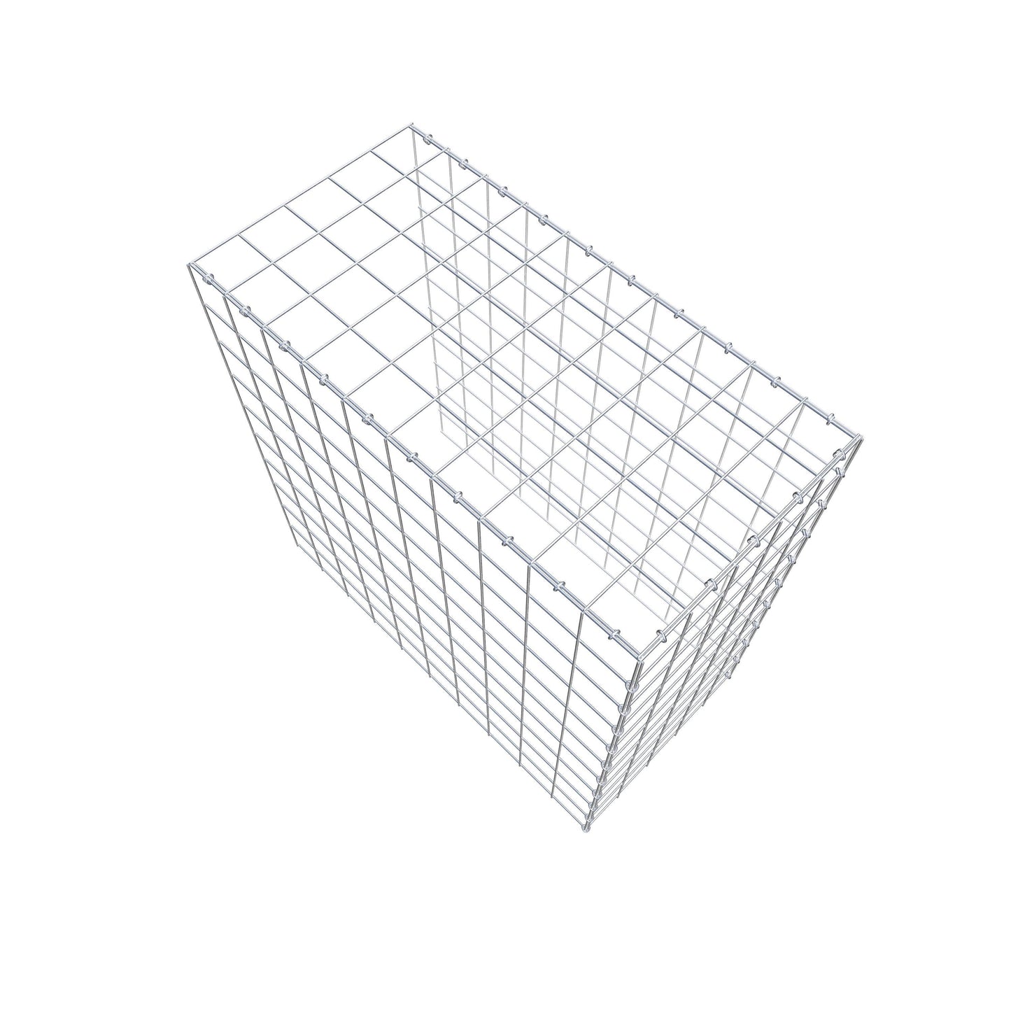 Gavión adicional tipo 4 100 cm x 100 cm x 50 cm (L x A x P), malla 10 cm x 10 cm, anillo en C