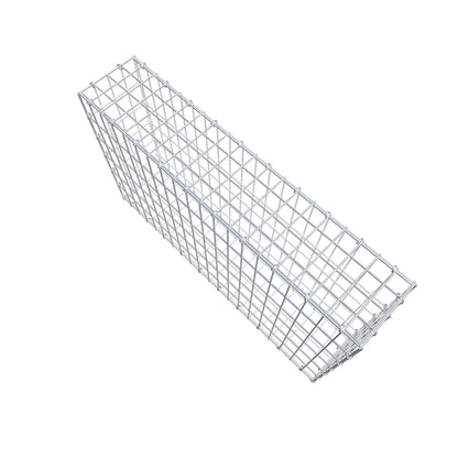 Gabion 100 cm x 60 cm x 20 cm (L x H x D), mesh size 5 cm x 10 cm, C-ring