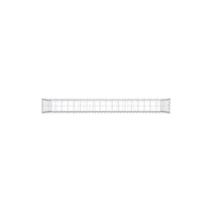 Gabion 200 cm x 100 cm x 20 cm (L x H x D), mesh size 10 cm x 10 cm, spiral