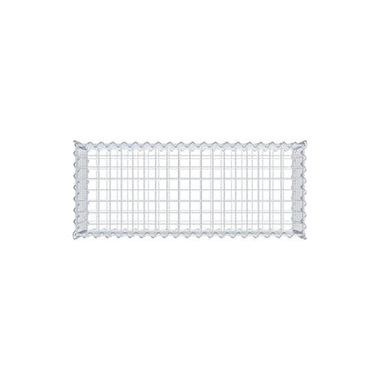 Gabião 100 cm x 30 cm x 40 cm (C x A x P), malhagem 5 cm x 5 cm, espiral