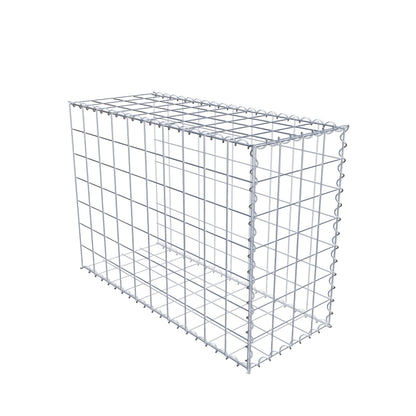 Grown-on gabion type 2 100 cm x 70 cm x 40 cm (L x H x D), mesh size 10 cm x 10 cm, spiral